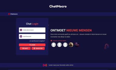 Schermafbeelding van chatmocro.nl