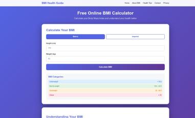 Schermafbeelding van checkyourbmi.org