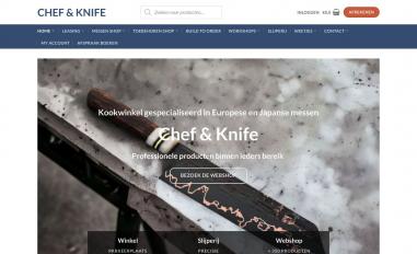 Schermafbeelding van chefandknife.be