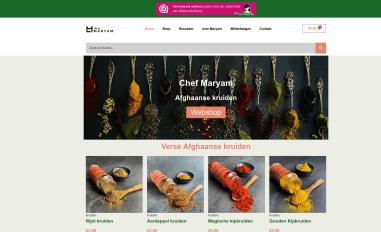 Schermafbeelding van chefmaryam.nl