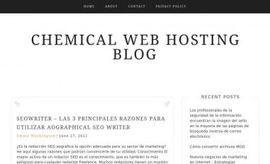 Schermafbeelding van chemicalwebhosting.com