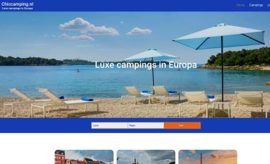 Schermafbeelding van chiccamping.nl
