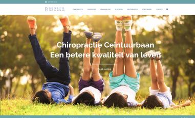 Schermafbeelding van chiropractieceintuurbaan.nl