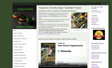 Schermafbeelding van chlorella.be