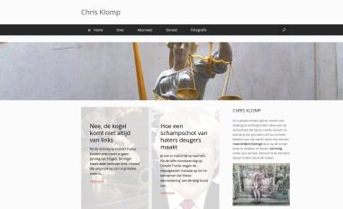 Schermafbeelding van chrisklomp.nl