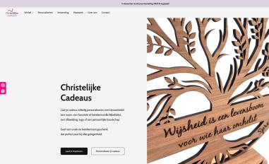 Schermafbeelding van christelijkecadeaus.nl