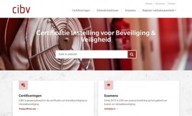 Schermafbeelding van cibv.nl