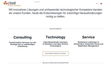 Schermafbeelding van cimt-ag.de