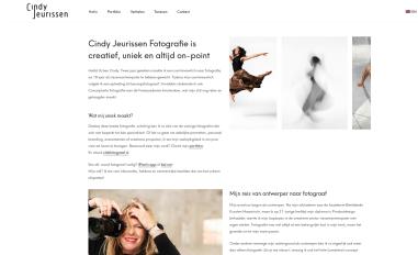 Schermafbeelding van cindyjeurissen.com