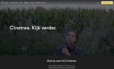 Schermafbeelding van cinetree.nl