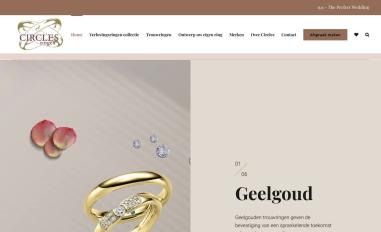 Schermafbeelding van circles-trouwringen.nl