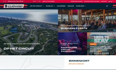 Schermafbeelding van circuitzandvoort.nl
