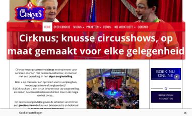 Schermafbeelding van cirknus.nl