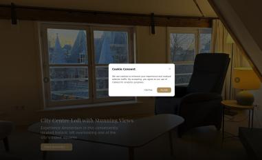 Schermafbeelding van citycenterloft.nl