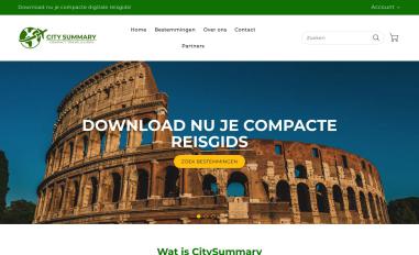 Schermafbeelding van citysummary.nl