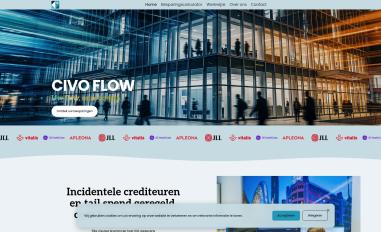Schermafbeelding van civoflow.nl