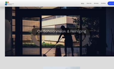 Schermafbeelding van ckschoonmaak.nl