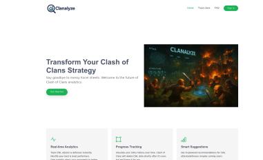 Schermafbeelding van clanalyze.com