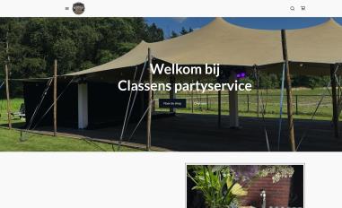 Schermafbeelding van classenspartyservice.nl