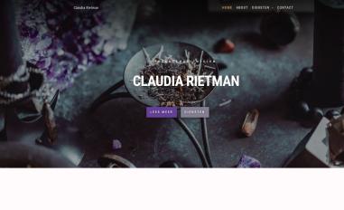 Schermafbeelding van claudiarietman.nl