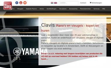 Schermafbeelding van clavis.nl