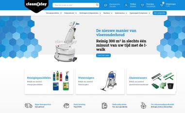 Schermafbeelding van clean2day.nl