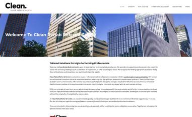 Schermafbeelding van cleanreferralcentre.com