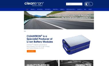 Schermafbeelding van cleantron.nl