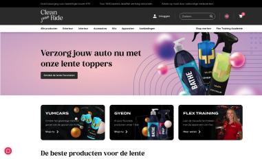 Schermafbeelding van cleanyourride.nl