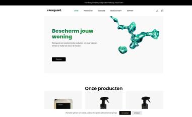 Schermafbeelding van clearguard.nl