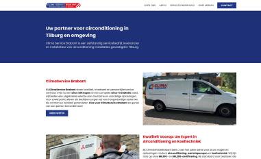 Schermafbeelding van climaservicebrabant.nl