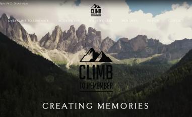 Schermafbeelding van climbtoremember.com