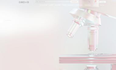Schermafbeelding van clinicsandco.com