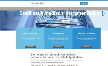 Schermafbeelding van clinium.nl