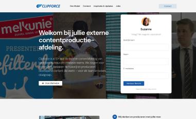 Schermafbeelding van clipforce.nl