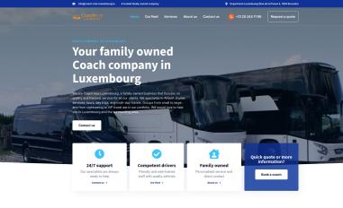 Schermafbeelding van coach-hire-luxembourg.lu
