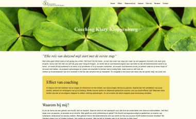 Schermafbeelding van coachingklarykloppenburg.nl