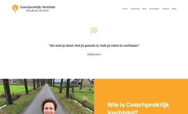 Schermafbeelding van coachpraktijkvechtdal.nl