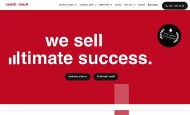 Schermafbeelding van coachresult.nl