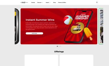 Schermafbeelding van coca-cola.com