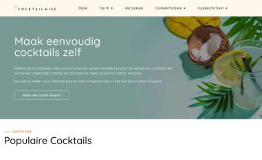 Schermafbeelding van cocktailwise.nl