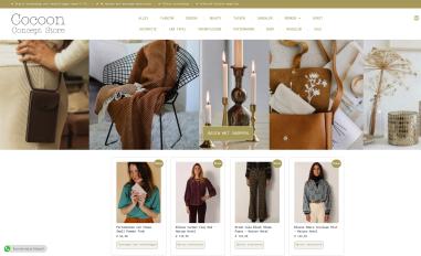 Schermafbeelding van cocoonconceptstore.com