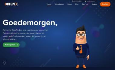 Schermafbeelding van codepix.nl