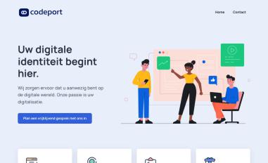 Schermafbeelding van codeport.nl