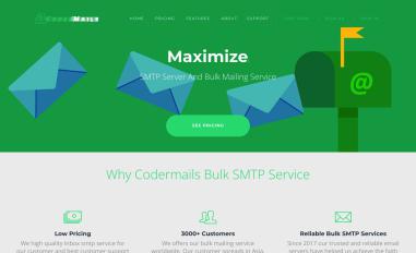 Schermafbeelding van codermails.in