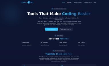 Schermafbeelding van coderswiz.com