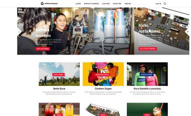 Schermafbeelding van coffeecompany.nl