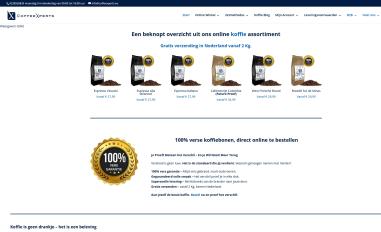 Schermafbeelding van coffeexperts.eu