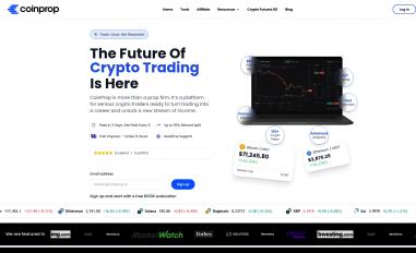 Schermafbeelding van coinprop.io