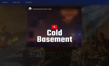 Schermafbeelding van coldbasement.nl